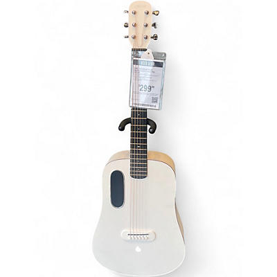 Used LAVA MUSIC PLAY WHITE Acoustic Electric Guitar