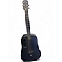Used LAVA MUSIC blue lava Black Acoustic Electric Guitar Black