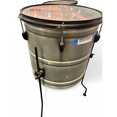 Used LP 16X16 RAW STREET CAN METAL Drum