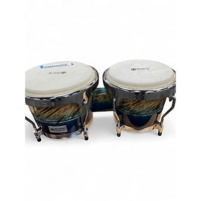 Used LP 9.5in Performer series Bongos Blue Burst Drum