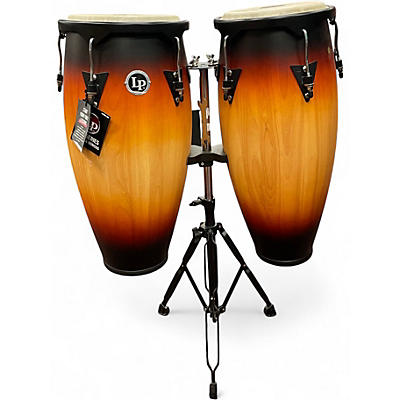 Used LP CITY CONGA SET 10" AND 11" WITH STAND  Conga