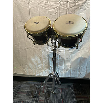 LP Used LP Caliente Bongo Set With Stand Bongos