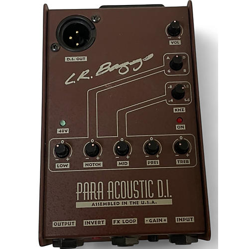 Lr Baggs Used LR Baggs Para Acoustic DI Direct Box Pre With EQ Direct Box