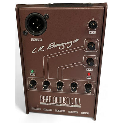 Used LR Baggs Para Acoustic DI Direct Box Pre With EQ Direct Box