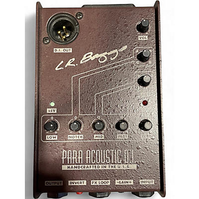 Used LR Baggs Para Acoustic DI Direct Box Pre With EQ Direct Box