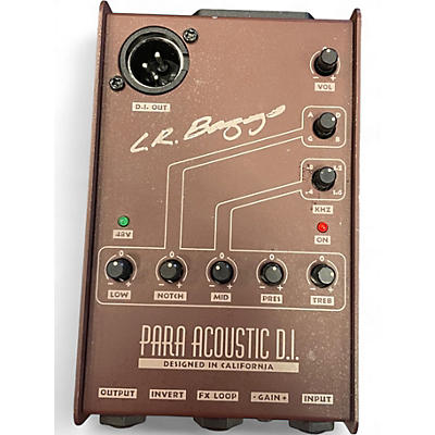 Used LR Baggs Para Acoustic DI Direct Box Pre With EQ Direct Box
