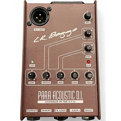 Used LR Baggs Para Acoustic DI Direct Box Pre With EQ Direct Box