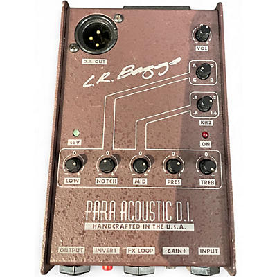 Used LR Baggs Para Acoustic DI Direct Box Pre With EQ Direct Box