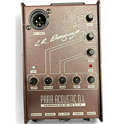 Used LR Baggs Para Acoustic DI Direct Box Pre With EQ Direct Box