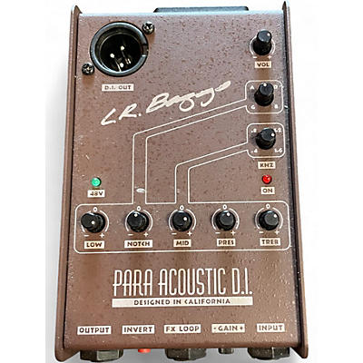 Used LR Baggs Para Acoustic DI Direct Box Pre With EQ Direct Box