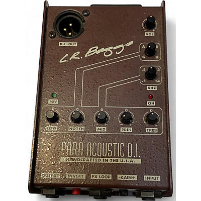 Used LR Baggs Para Acoustic DI Direct Box Pre With EQ Direct Box