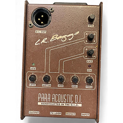 Used LR Baggs Para Acoustic DI Direct Box Pre With EQ Direct Box