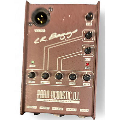 Used LR Baggs Para Acoustic DI Direct Box Pre With EQ Direct Box