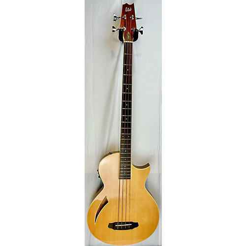 Used LTD By ESP TL4 Natural Acoustic Bass Guitar Natural
