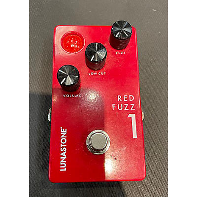 Used LUNASTONE RED FUZZ 1 Effect Pedal