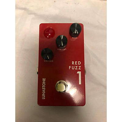 Lunastone Used LUNASTONE REDFUZZ Effect Pedal