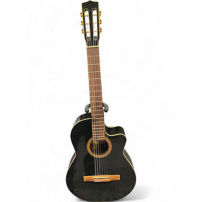 Used La Patrie Hybrid CW Black QII Black Classical Acoustic Guitar