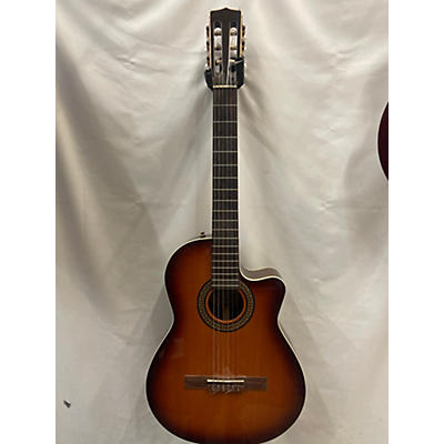 La Patrie Used La Patrie Hybrid Cutaway QII Light Burst Classical Acoustic Electric Guitar