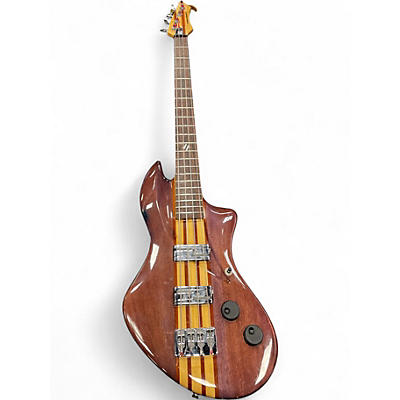Used Lace HELIX Brown Electric Bass Guitar
