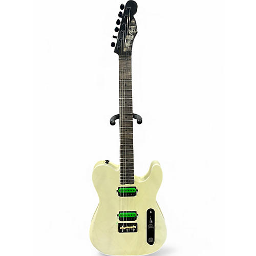 Used Lady Dog EVANGELLIST  Cream Solid Body Electric Guitar Cream