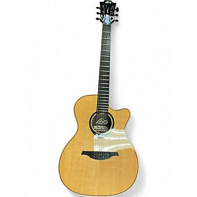 Used Lag Guitars HyVibe THV30ACE Natural Acoustic Electric Guitar