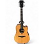 Used Lag Guitars Hybrid Natural Acoustic Electric Guitar Natural