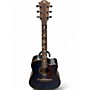 Used Lag Guitars T100DCE BLUE Acoustic Electric Guitar BLUE