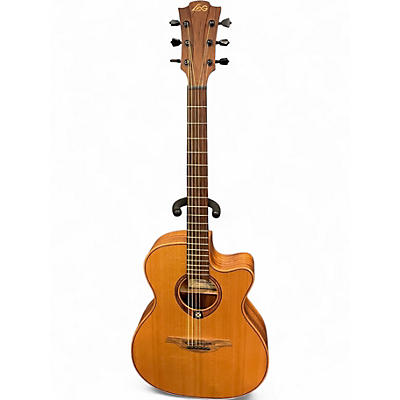 Used Lag Guitars T170ACE Natural Acoustic Electric Guitar