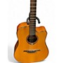Used Lag Guitars T200DCE Natural Acoustic Electric Guitar Natural