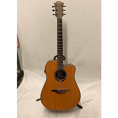 Lag Guitars Used Lag Guitars T400DCE Natural Acoustic Guitar Natural