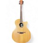 Used Lag Guitars Used Lag Guitars T70ACE Natural Acoustic Electric Guitar Natural