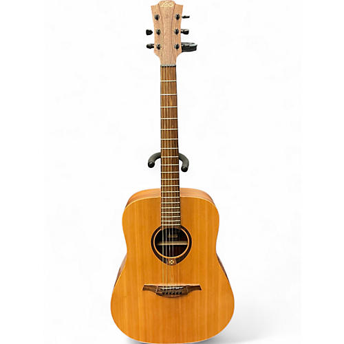 Used Lag Guitars T70D Natural Acoustic Guitar Natural