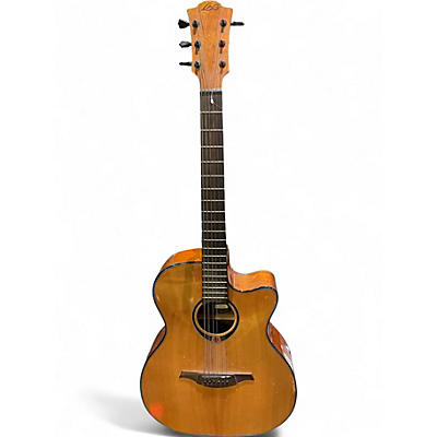 Used Lag Guitars T80ACE Natural Acoustic Electric Guitar