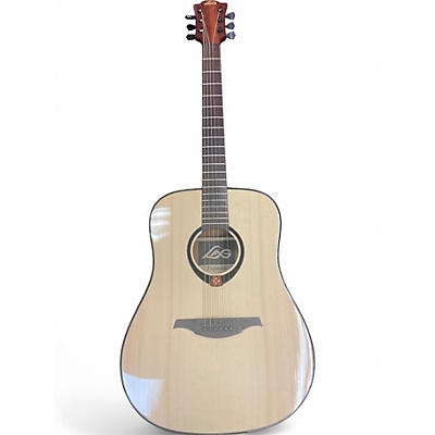 Used Lag Guitars T80D Natural Acoustic Guitar