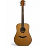 Used Lag Guitars T80D Natural Acoustic Guitar Natural