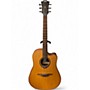 Used Lag Guitars THV10DCE Natural Acoustic Electric Guitar Natural