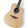 Used Lag Guitars THV10DCE Natural Acoustic Electric Guitar Natural