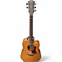 Used Lag Guitars THV10DCE Natural Acoustic Electric Guitar Natural