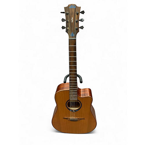 Used Lag Guitars THV10DCE TRAMONTANE HYVIBE NATURAL Acoustic Guitar NATURAL