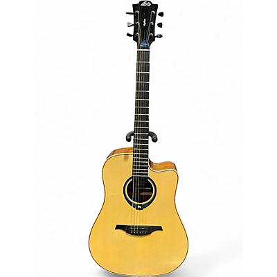 Used Lag Guitars THV20DCE Natural Acoustic Electric Guitar