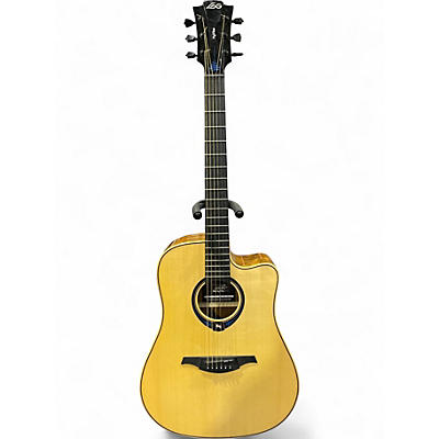 Used Lag Guitars THV20DCE Natural Acoustic Electric Guitar
