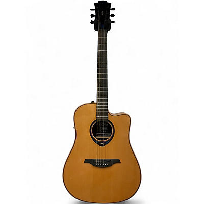Used Lag Guitars THV20DCE Tramontaine Natural Acoustic Electric Guitar