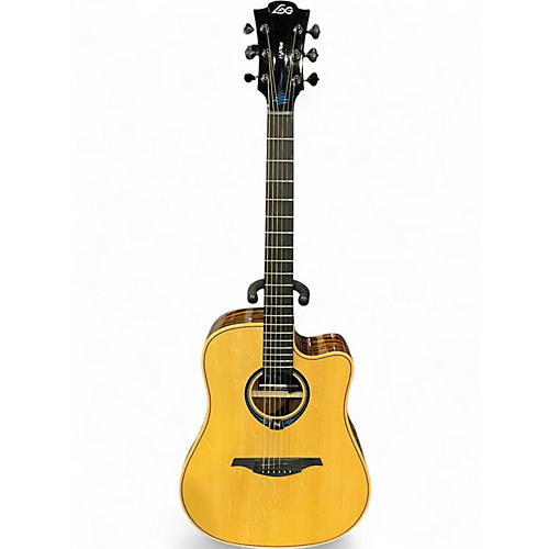 Used Lag Guitars THV30DCE Natural Acoustic Guitar Natural