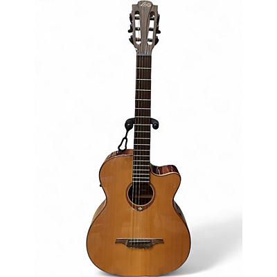 Used Lag Guitars TN100ACE  Natural Classical Acoustic Electric Guitar