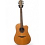 Used Lag Guitars TRAMONTANE HYVIBE THV-10DCE Natural Acoustic Guitar Natural