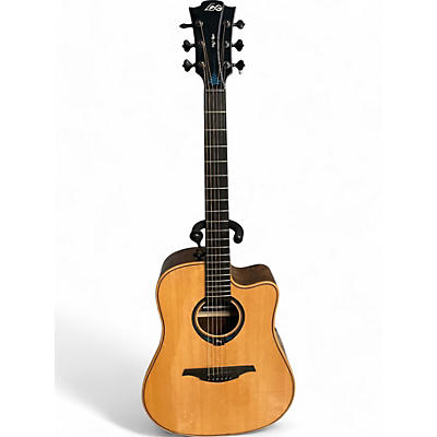 Lag Guitars Used Lag Guitars TRAMONTANE HYVIBE THV30DCE Natural Acoustic Electric Guitar