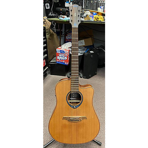 Lag Guitars Used Lag Guitars TRAMONTANE Natural Acoustic Electric Guitar Natural