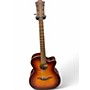 Used Lag Guitars TRAMONTANE T100 ACE Brown Sunburst Acoustic Electric Guitar Brown Sunburst