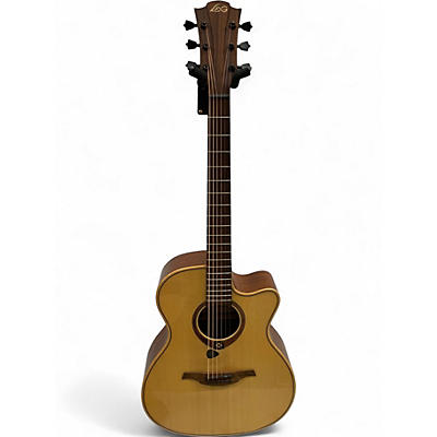 Used Lag Guitars TRAMONTANE T88ACE Natural Acoustic Electric Guitar