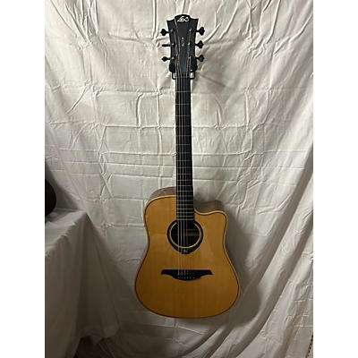 Used Lag Guitars TRAMONTANE THV30DCE Natural Acoustic Electric Guitar